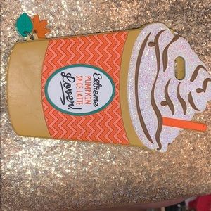 Pumpkin spice Claire’s iPhone case